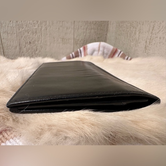 Vintage Cartier Long Black Leather Wallet - Picture 6 of 7